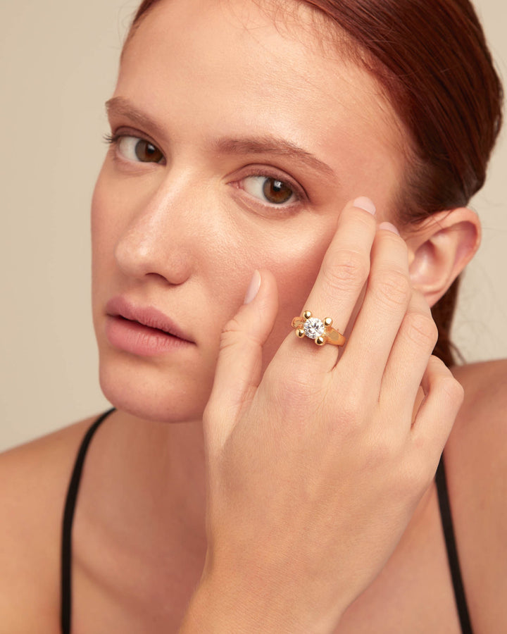 UNOde50 Gold Anima Spiritual Ring - MococoUNOde50ANI0805BLNORO12/WEB8435302482971Rings