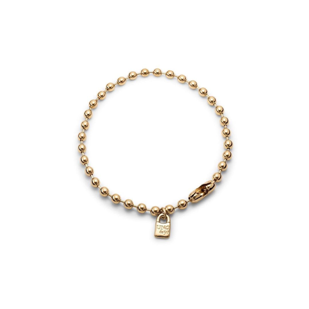 UNOde50 Gold Beaded Ball Necklace - MococoUNOde50COL1390ORO0000U/WEB8435302472675Necklaces