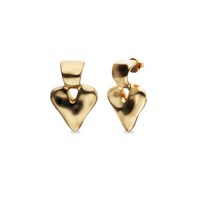 UNOde50 Gold Beat Drop Earrings - MococoUNOde50PEN1064ORO0000U8435302498347Earrings
