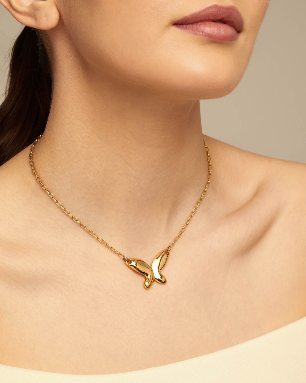 UNOde50 Gold Butterfly Effect Necklace - MococoUNOde50COL1864ORO0000U/WEB8435302481455Necklaces