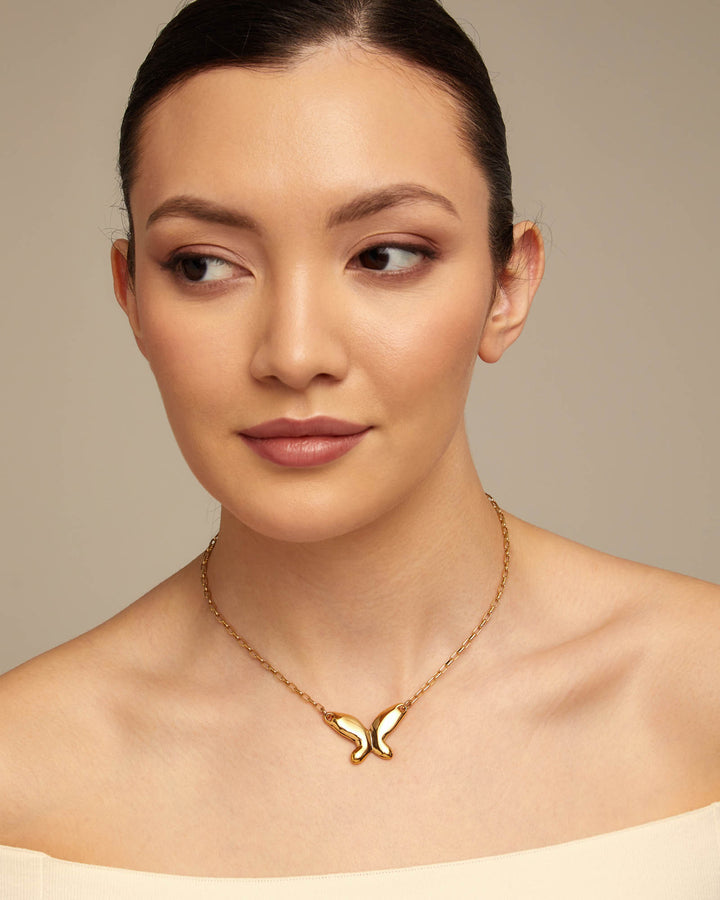 UNOde50 Gold Butterfly Effect Necklace - MococoUNOde50COL1864ORO0000U/WEB8435302481455Necklaces