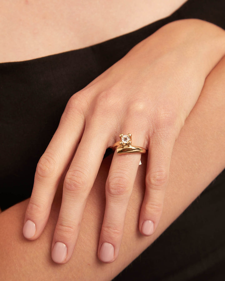 UNOde50 Gold Divine Spiritual Ring - MococoUNOde50ANI0806BLNORO12/WEB8435302483091Rings