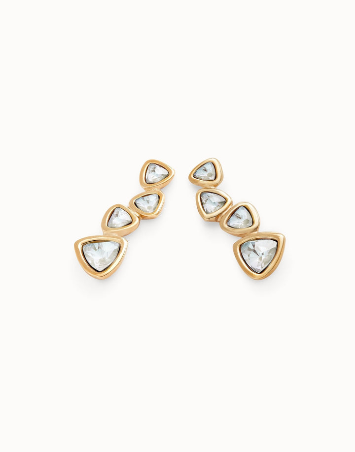 UNode50 Gold Drop Multicolored Crystals Earrings - MococoUNOde50PEN0983MCLORO0UEarrings