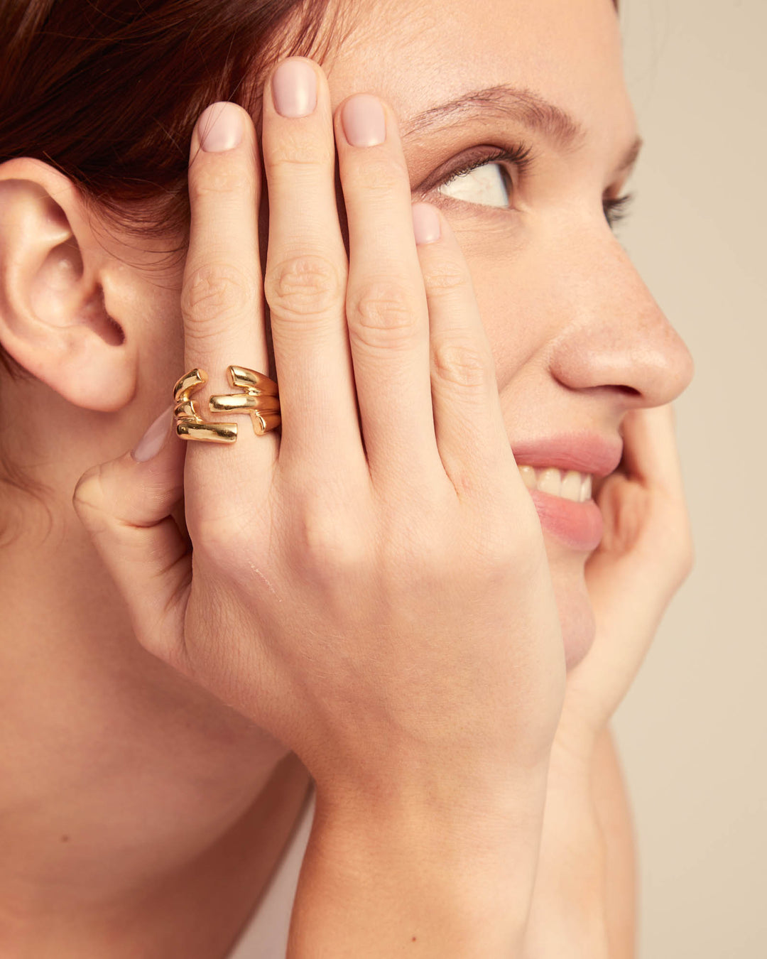 UNOde50 Gold Electrik Vital Ring - MococoUNOde50ANI0810ORO00012/WEB8435302446317Rings