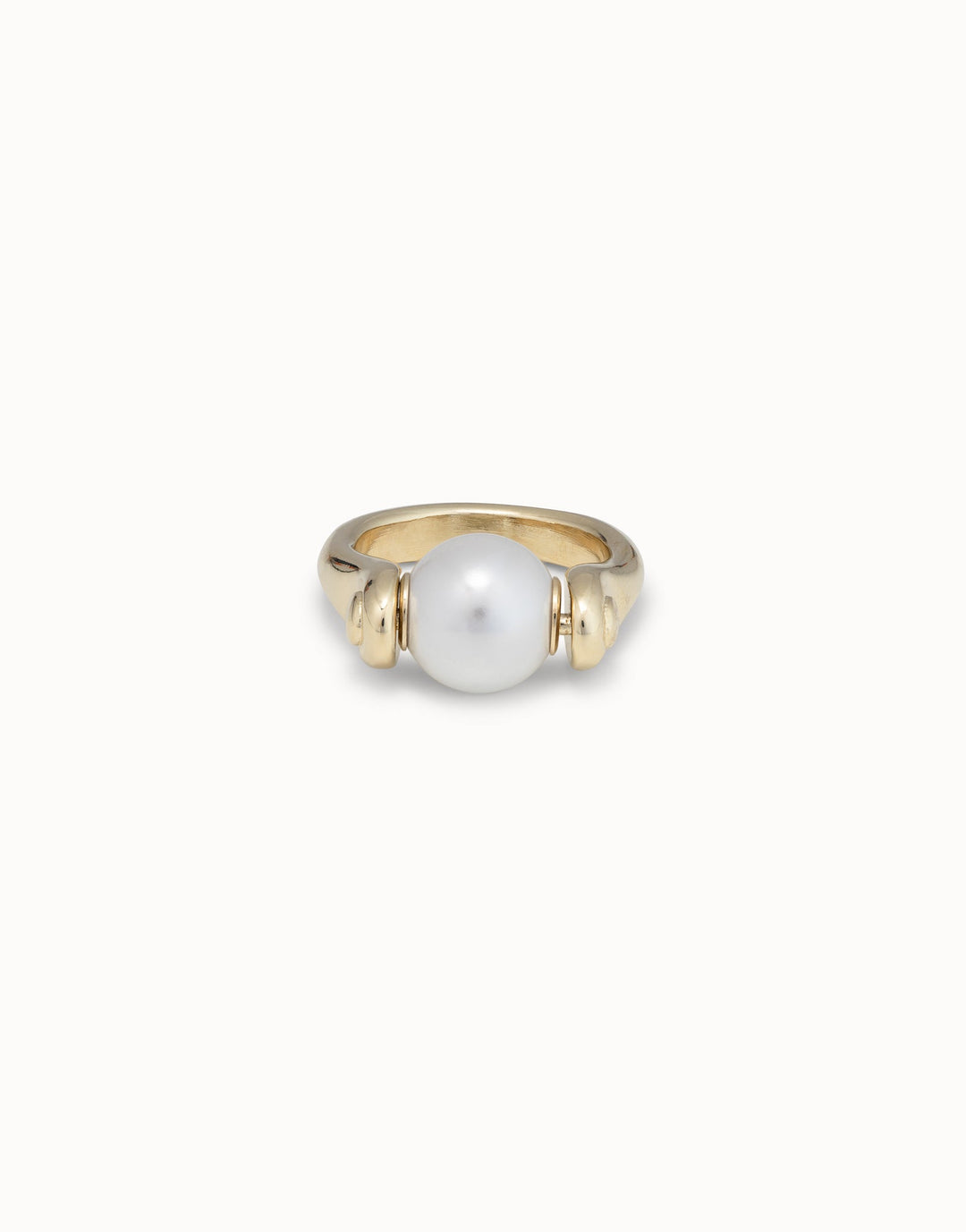 UNOde50 Gold Full PearlMoon Ring - MococoUNOde50ANI0717BPLORO188435302471739Rings