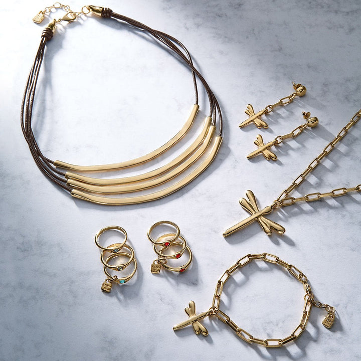 UNOde50 Gold Happy Blue Rings - MococoUNOde50ANI0678AZUORO158435302466780Rings