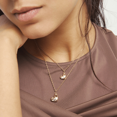 UNOde50 Gold Heart Multi Strand Chain Necklace - MococoUNOde50COL2070ORO0000UNecklaces