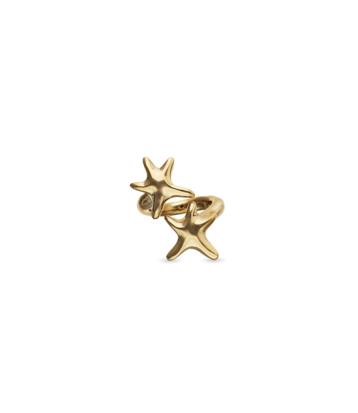 UNOde50 Gold Intertwined Starfish Ring - MococoUNOde50ANI0880ORO00012Rings