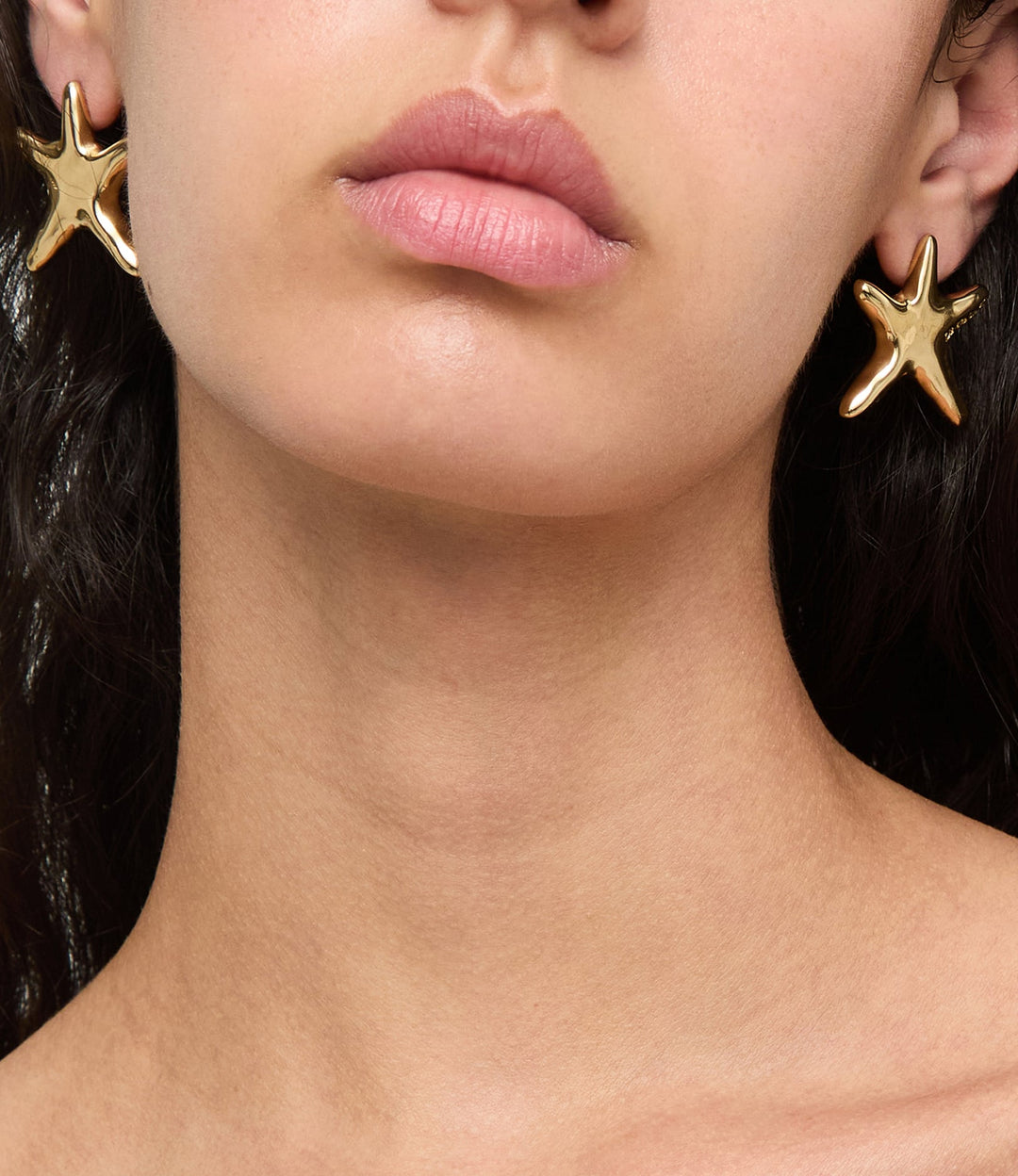 UNOde50 Gold Medium Starfish-Shaped Earrings - MococoUNOde50PEN1085ORO0000U8435795701900Earrings