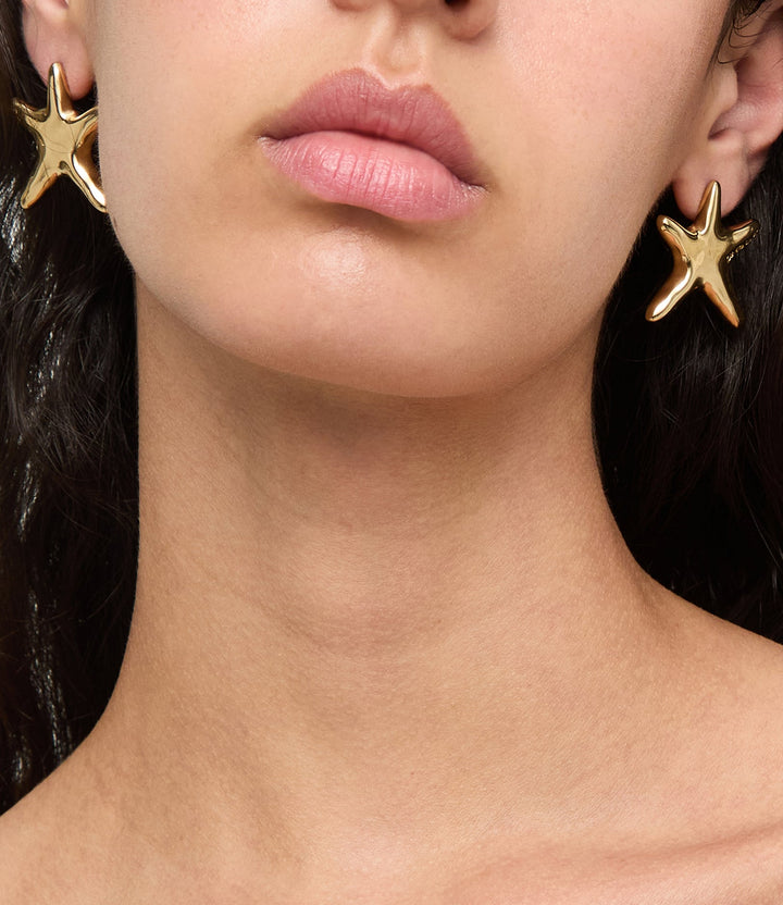 UNOde50 Gold Medium Starfish-Shaped Earrings - MococoUNOde50PEN1085ORO0000U8435795701900Earrings
