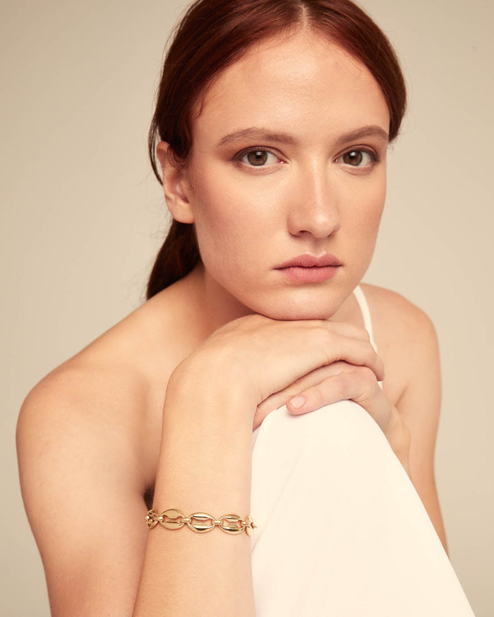 UNOde50 Gold Merci Thankful Bracelet - MococoUNOde50PUL2407ORO0000M/WEB8435302483800Bracelets