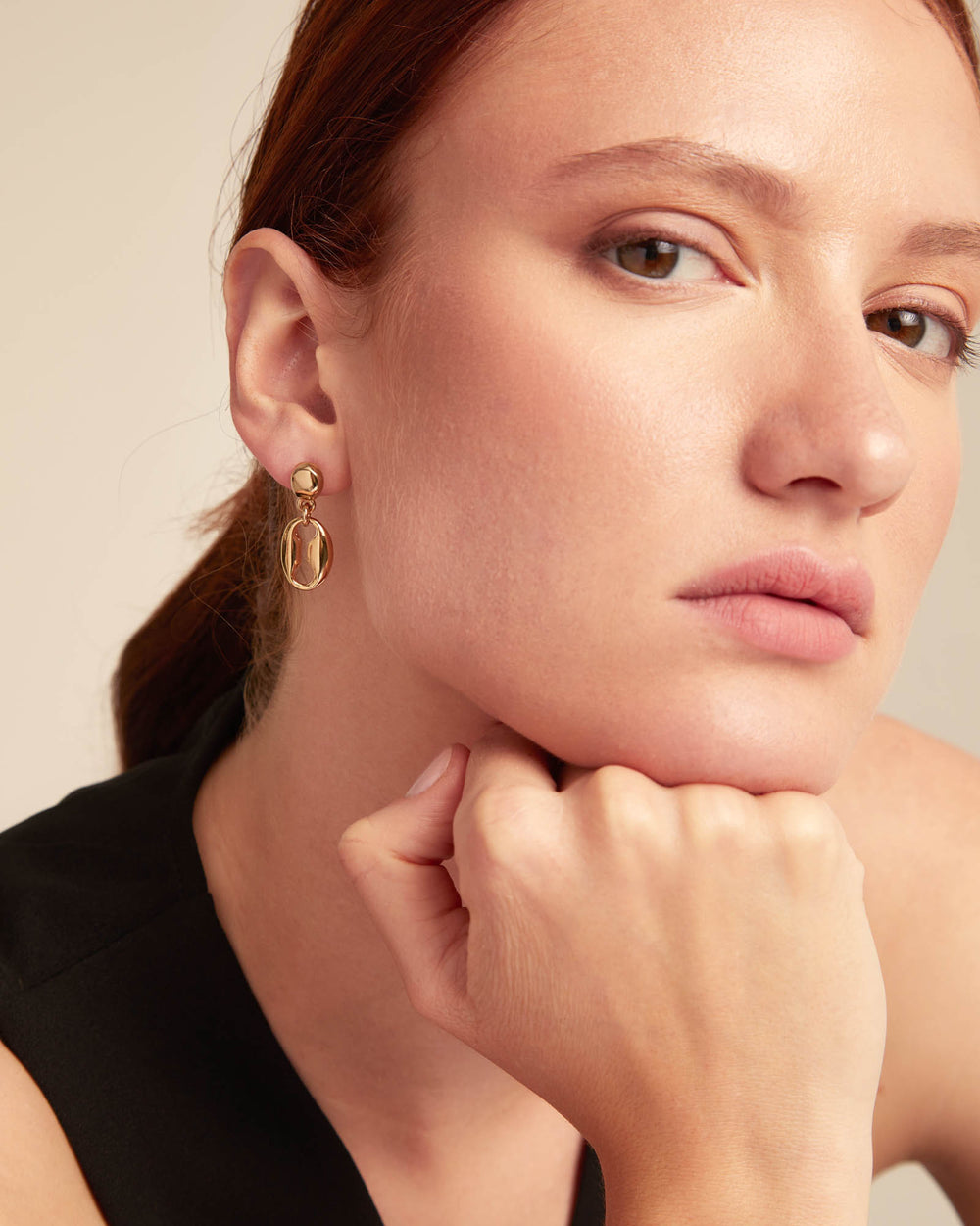 UNOde50 Gold Merci Thankful Earrings - MococoUNOde50PEN0954ORO0000U/WEB8435302483756Earrings