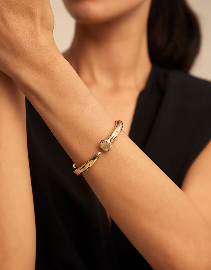 UNOde50 Gold Nail Bracelet - MococoUNOde50PUL1821ORO0000M9012672030012Bracelets
