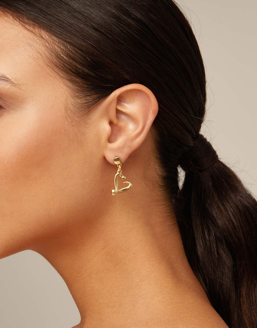 UNOde50 Gold One Love Earrings - MococoUNOde50PEN0887ORO0000U/WEB8435302479995Earrings