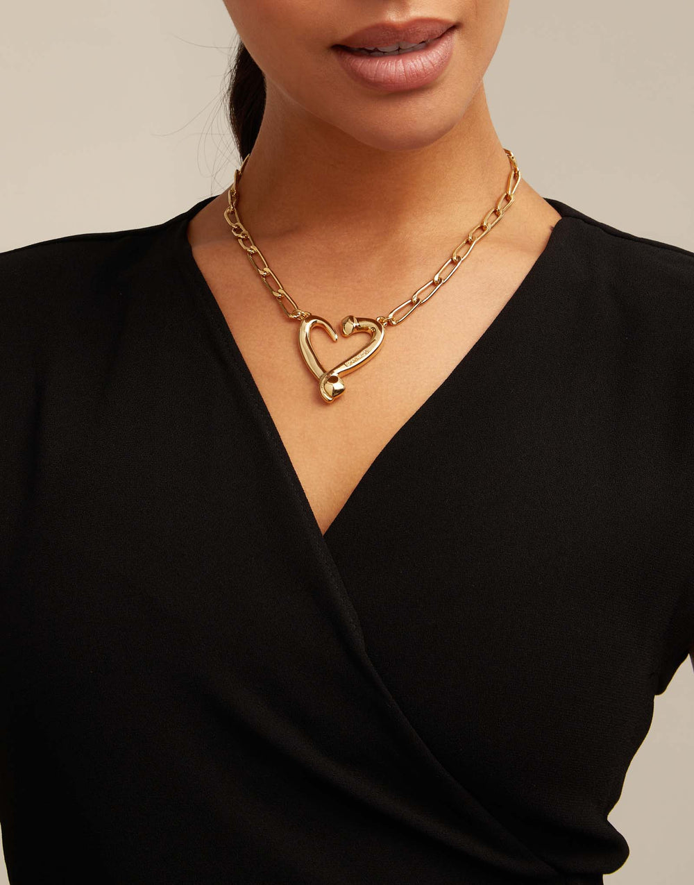 UNOde50 Gold One Love Necklace - MococoUNOde50COL1804ORO0000U/WEB8435302479674Necklaces