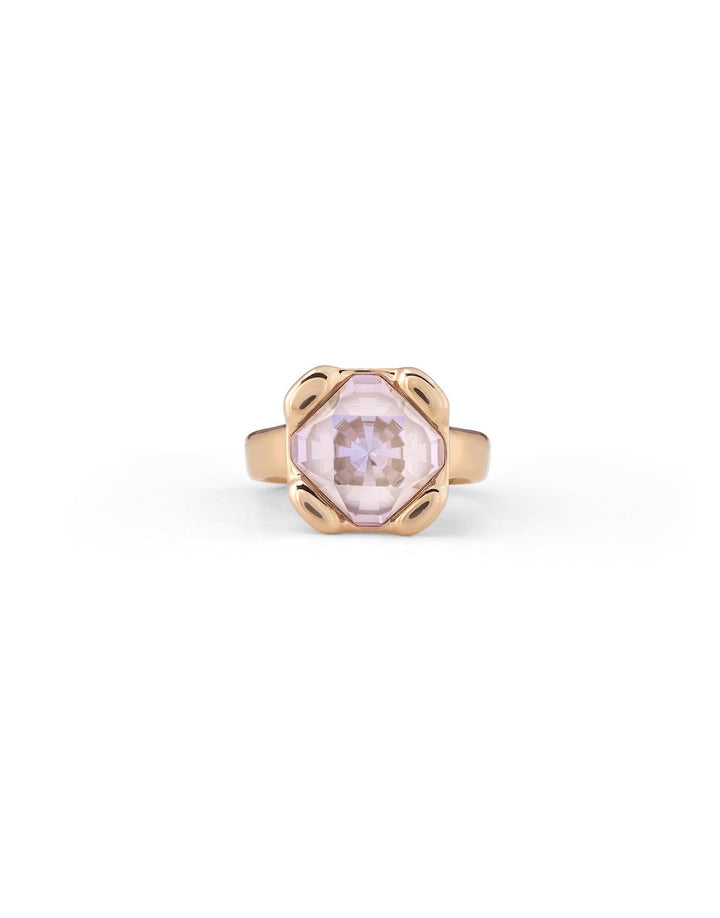 UNOde50 Gold Rock n pink Charismatic Ring - MococoUNOde50ANI0789RSAORO12/WEB8435302480687Rings