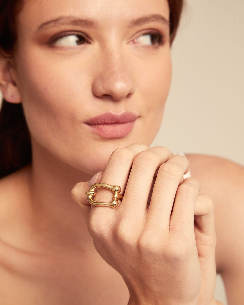 UNOde50 Gold Serotonin Youthful Ring - MococoUNOde50ANI0808ORO00012/WEB8435302483251Rings