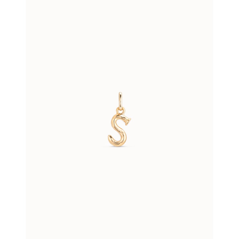 UNOde50 Gold Small Letter S (CHA0045ORO0000U) - MococoUNOde50CHA0045ORO0000U9012576030012Pendants