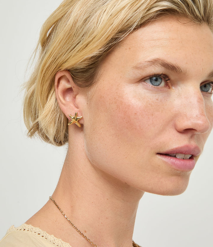 UNOde50 Gold Small Starfish Earrings - MococoUNOde50PEN1098ORO0000U8435795702105Earrings