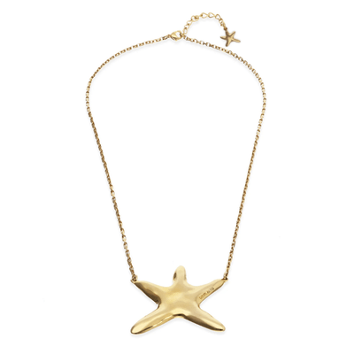 UNOde50 Gold Starfish Long Necklace - MococoUNOde50COL2085ORO0000U8435795701474Necklaces