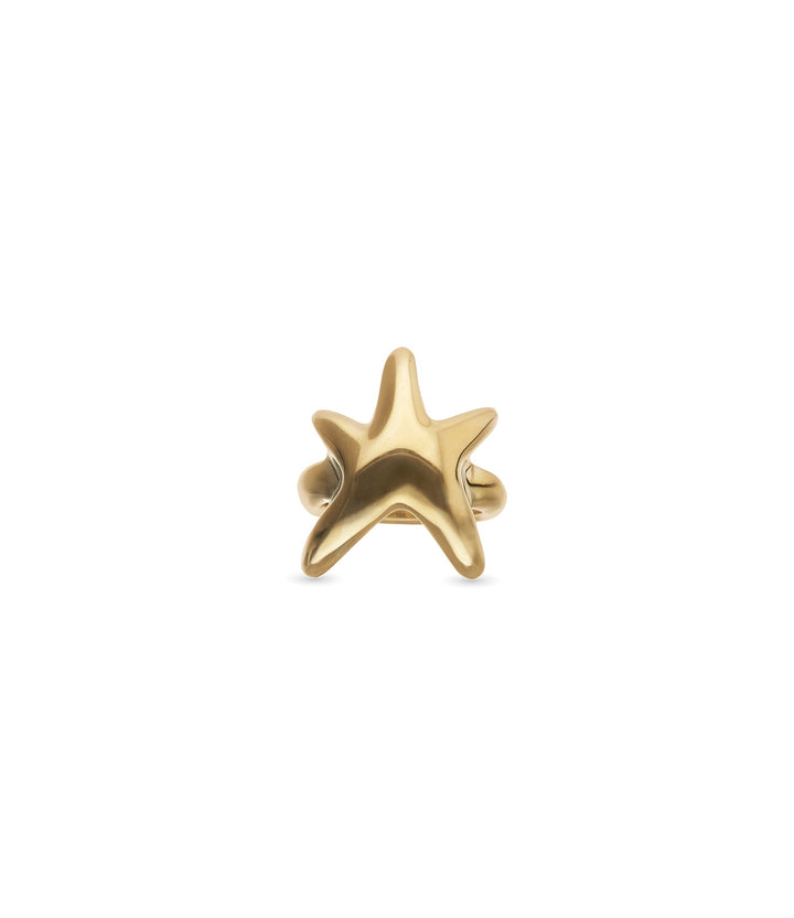 UNOde50 Gold Starfish Sculptural Ring - MococoUNOde50ANI0881ORO00012Rings