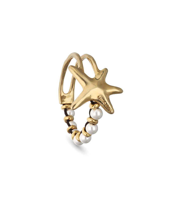 UNOde50 Gold Starfish With Pearl Bracelet - MococoUNOde50PUL2643BPLORO0M8435795702181Bracelets