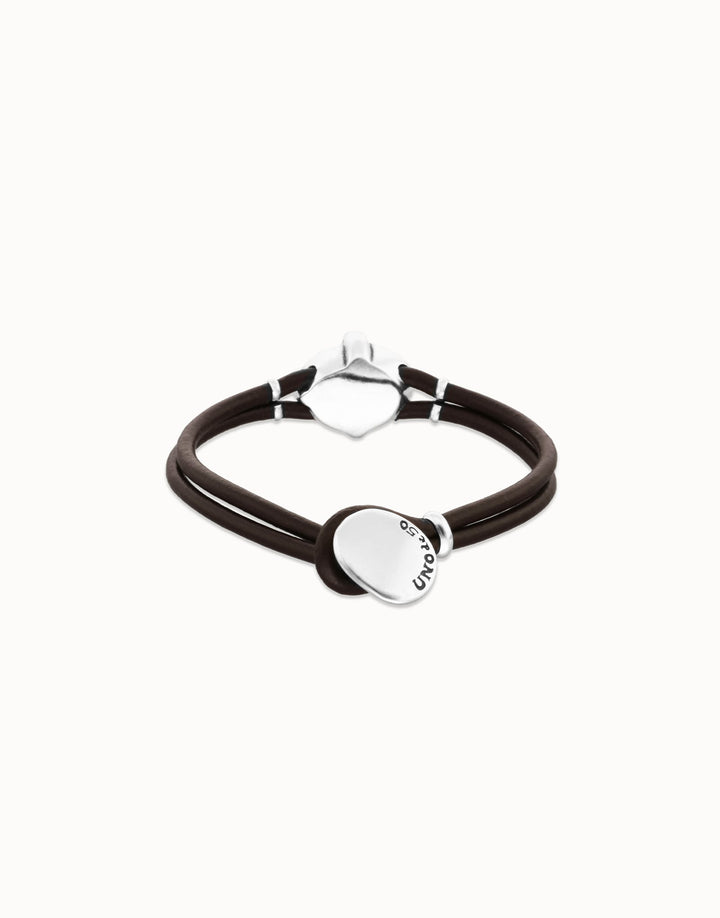UNOde50 Ser Deslumbrante Blue Oval Crystal Leather Bracelet - MococoUNOde50PUL2594AZUMTL0MBracelets