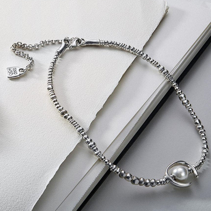 UNOde50 Silver Another Round, Oh Oh Oh... Pearl Necklace - MococoUNOde50COL0970BPLMTL0U8435302438107Necklace