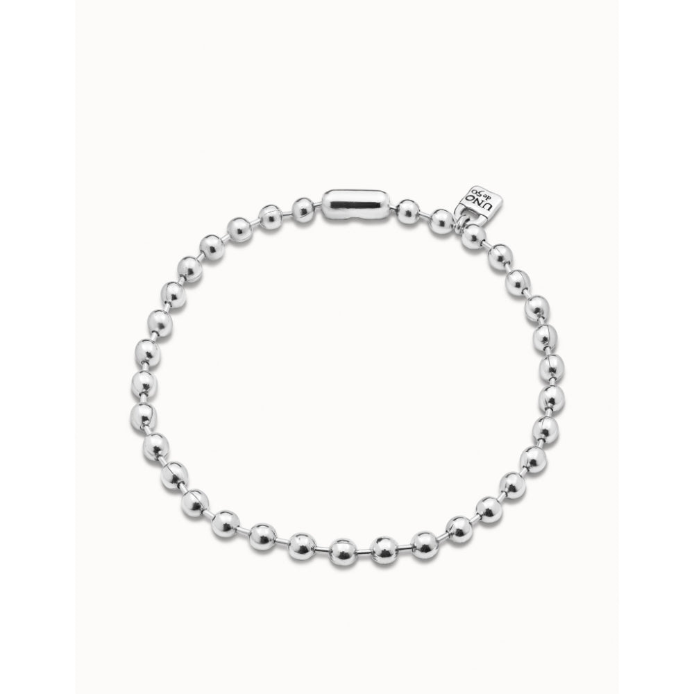 UNOde50 Silver Beaded Necklace Image 1