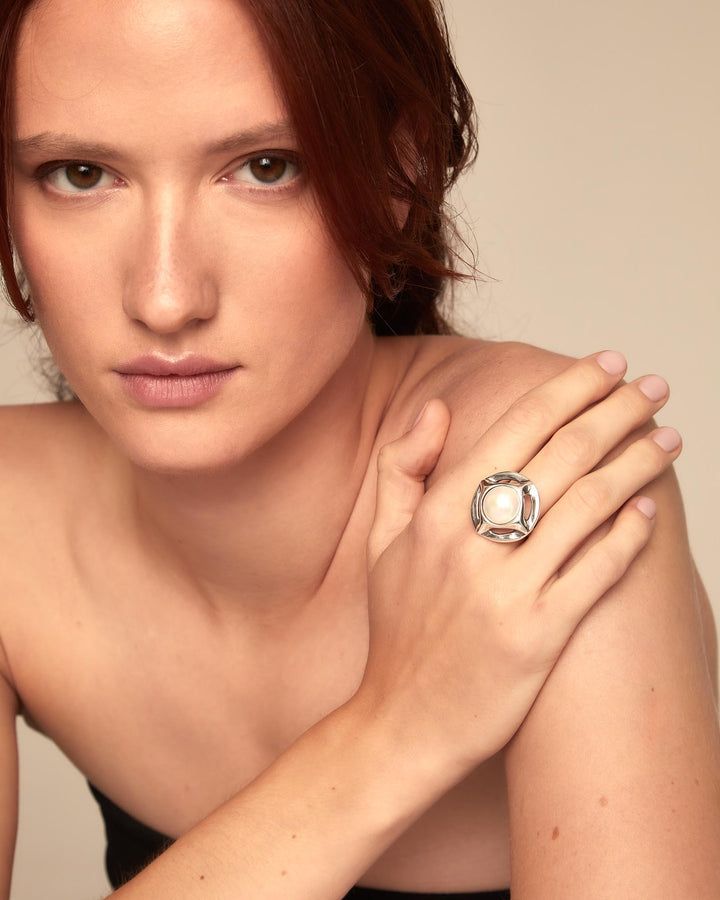 UNOde50 Silver Crafted Creative Ring - MococoUNOde50ANI0802BPLMTL12/WEB8435302482735Rings