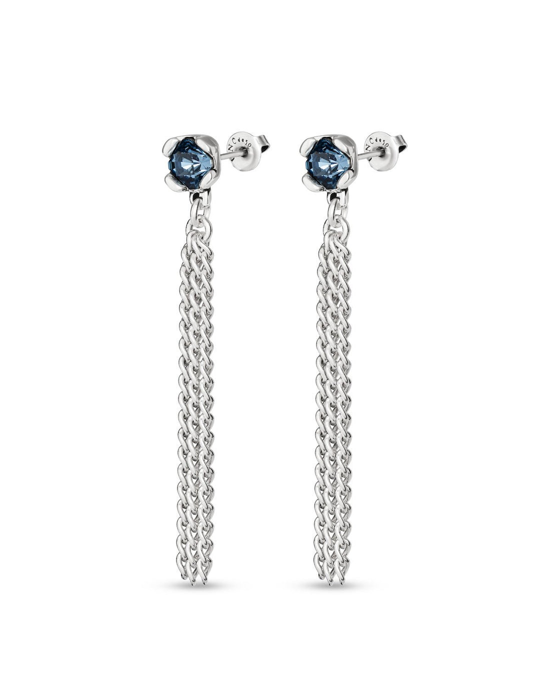 UNOde50 Silver Electric Charismatic Earrings - MococoUNOde50PEN0911AZUMTL0U/WEB8435302481646Earrings