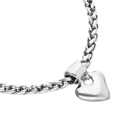 UNOde50 Silver Heart Chain Bracelet - MococoUNOde50PUL2642MTL0000MBracelets