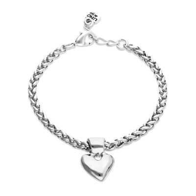 UNOde50 Silver Heart Chain Bracelet - MococoUNOde50PUL2642MTL0000MBracelets