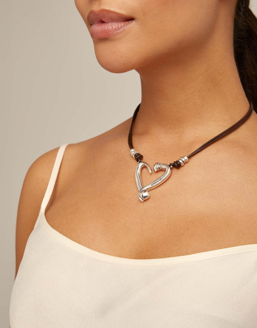 UNOde50 Silver Heart Loved Necklace - MococoUNOde50COL1802MARMTL0U/WEB8435302479636Necklaces