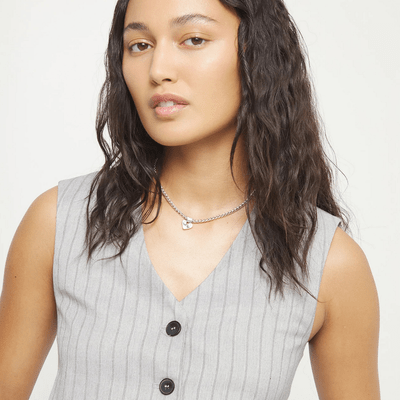 UNOde50 Silver Heart Short Chain Necklace - MococoUNOde50COL2074MTL0000UNecklaces