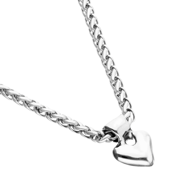 UNOde50 Silver Heart Short Chain Necklace - MococoUNOde50COL2074MTL0000UNecklaces