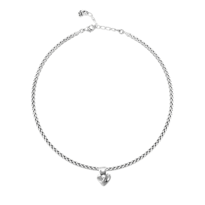 UNOde50 Silver Heart Short Chain Necklace - MococoUNOde50COL2074MTL0000UNecklaces