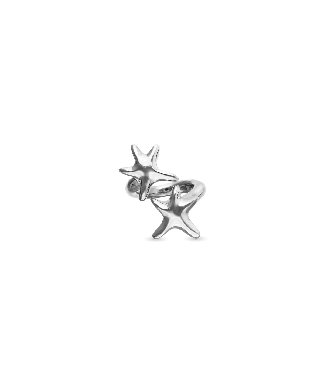 UNOde50 Silver Intertwined Starfish Ring - MococoUNOde50ANI0880MTL00012Rings