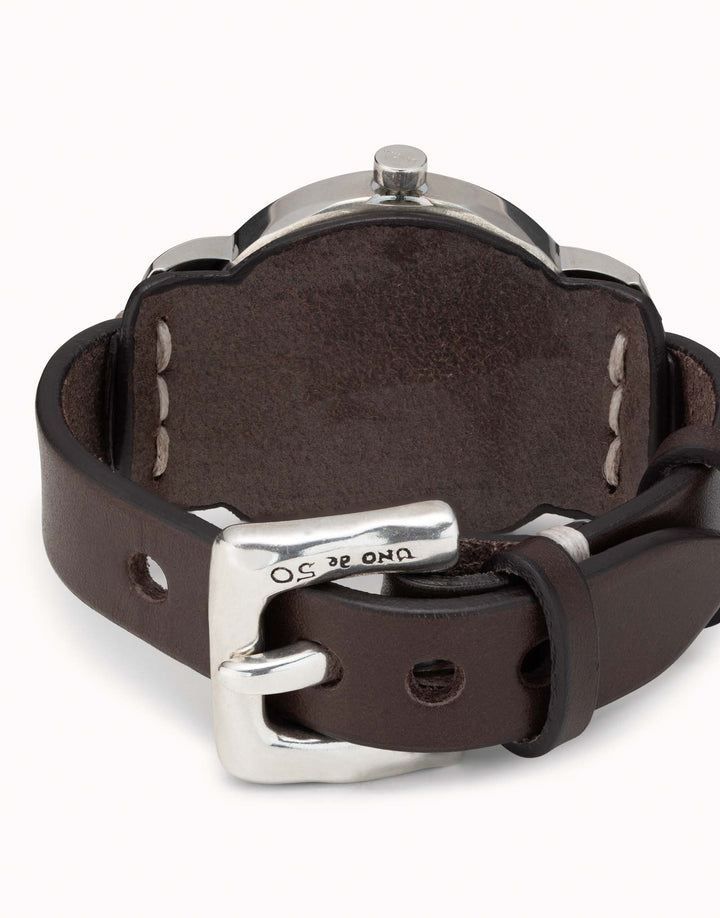 UNOde50 Silver Let's catch up Leather Watch - MococoUNOde50REL0104BLNMAR0UWatches and Accessories