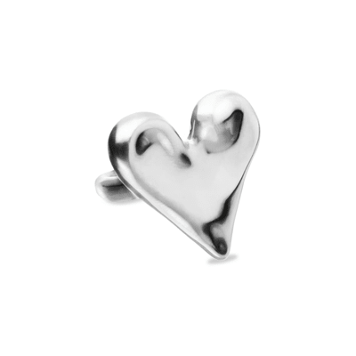 UNOde50 Silver Maxi Heart Shape Ring - MococoUNOde50ANI0865MTL00012Rings