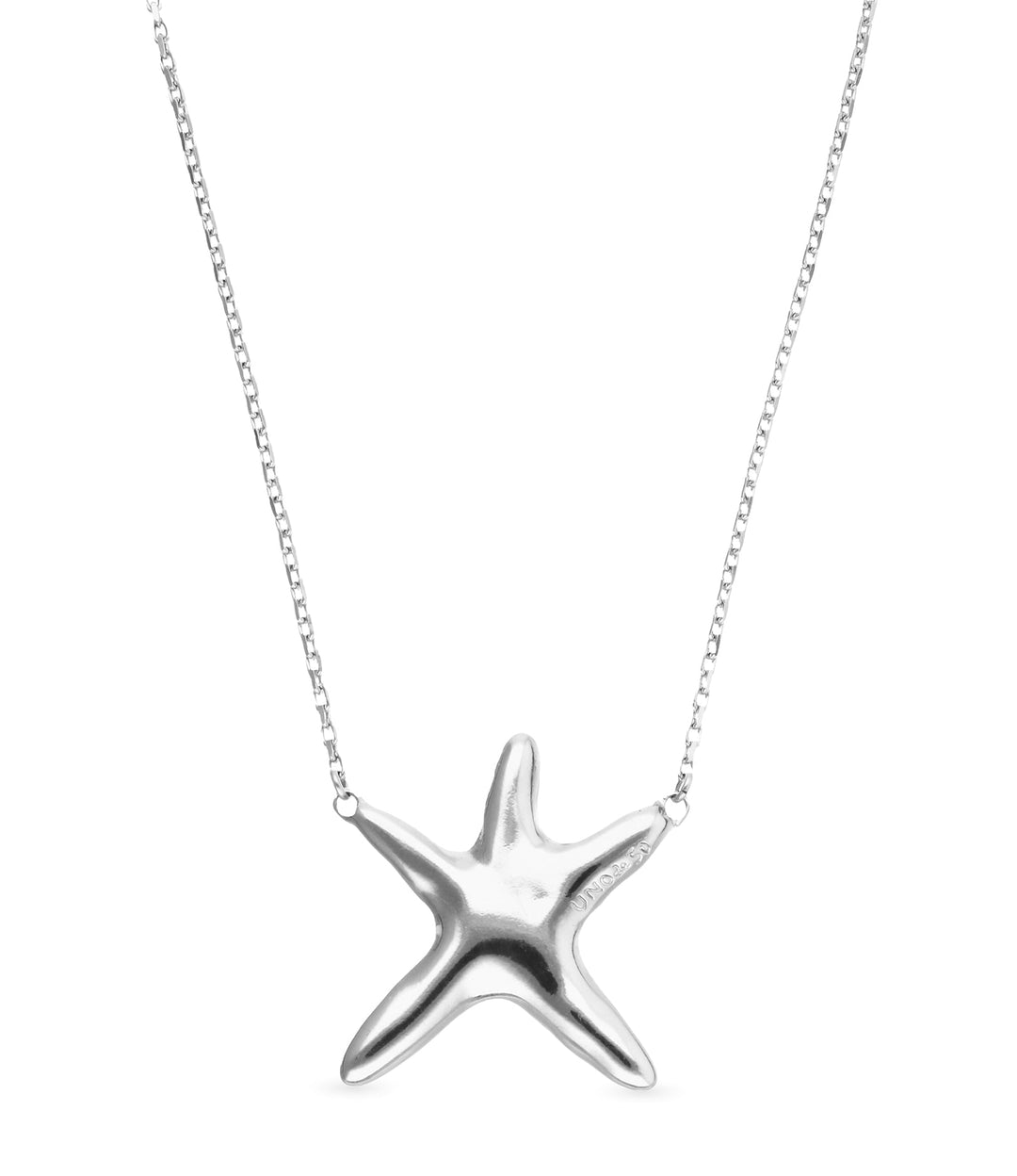 UNOde50 Silver Medium Starfish Necklace - MococoUNOde50COL2086MTL0000U8435795701481Necklaces