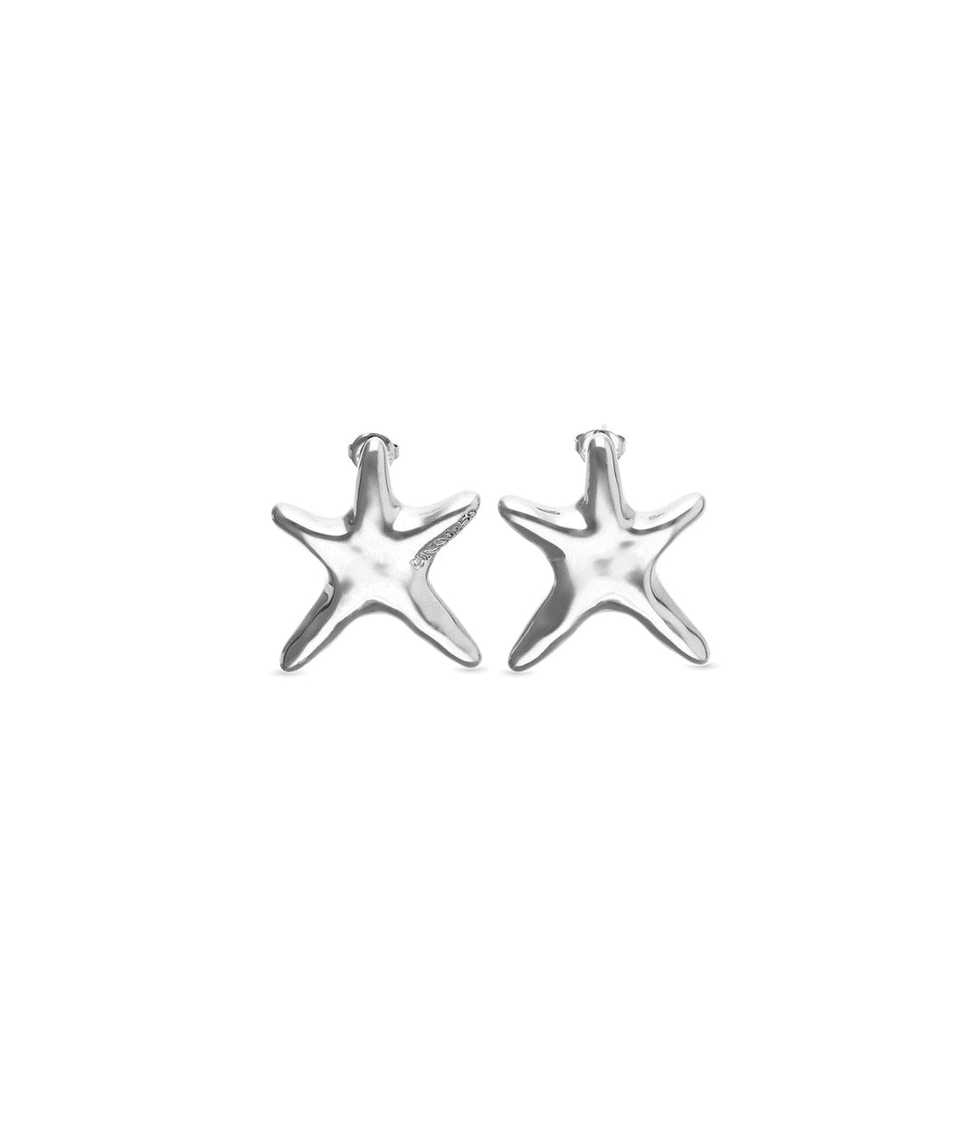 UNOde50 Silver Medium Starfish-Shaped Earrings - MococoUNOde50PEN1085MTL0000U8435795701894Earrings