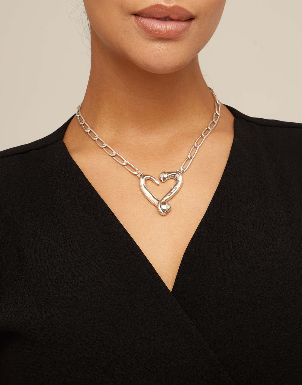 UNOde50 Silver One Love Necklace - MococoUNOde50COL1804MTL0000U/WEB8435302479667Necklaces