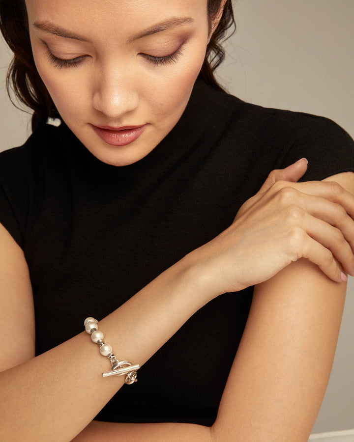 UNOde50 Silver Pearl & Match Joyful Bracelet - MococoUNOde50PUL2364BPLMTL0M/WEB8435302482032Bracelets