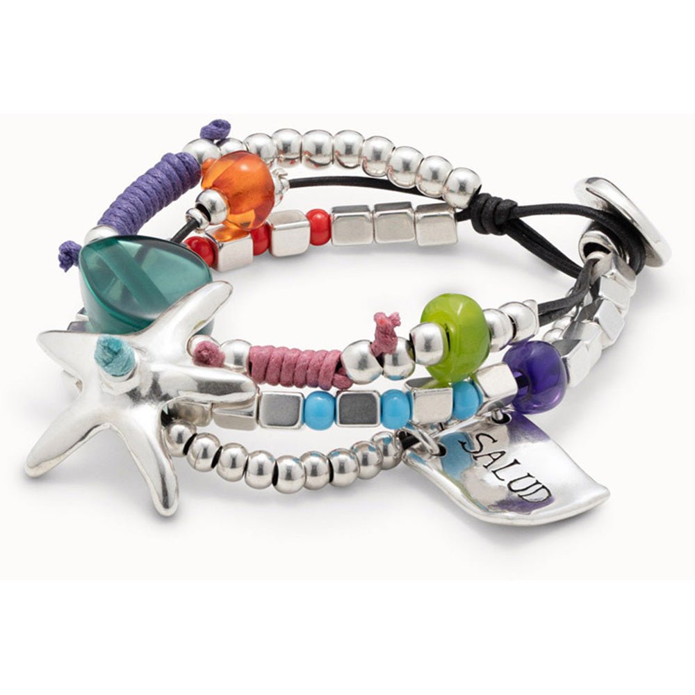 UNOde50 Silver - Plated Bracelet With Resin Stones - MococoUNOde50PUL0892MTLMCLBracelets