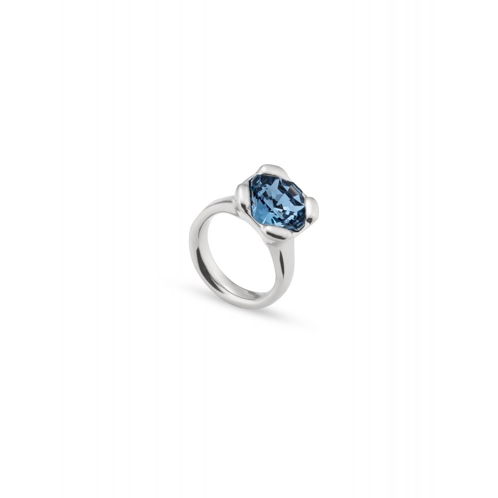 UNOde50 Silver Rock n blue Charismatic Ring - MococoUNOde50ANI0789AZUMTL12/WEB8435302480649Rings