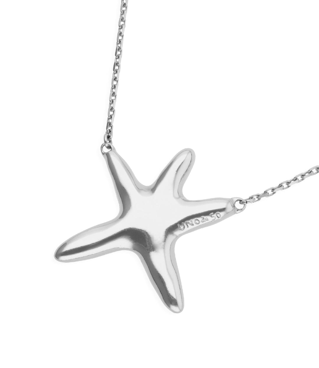 UNOde50 Silver Starfish Long Necklace - MococoUNOde50COL2085MTL0000U8435795701467Necklaces