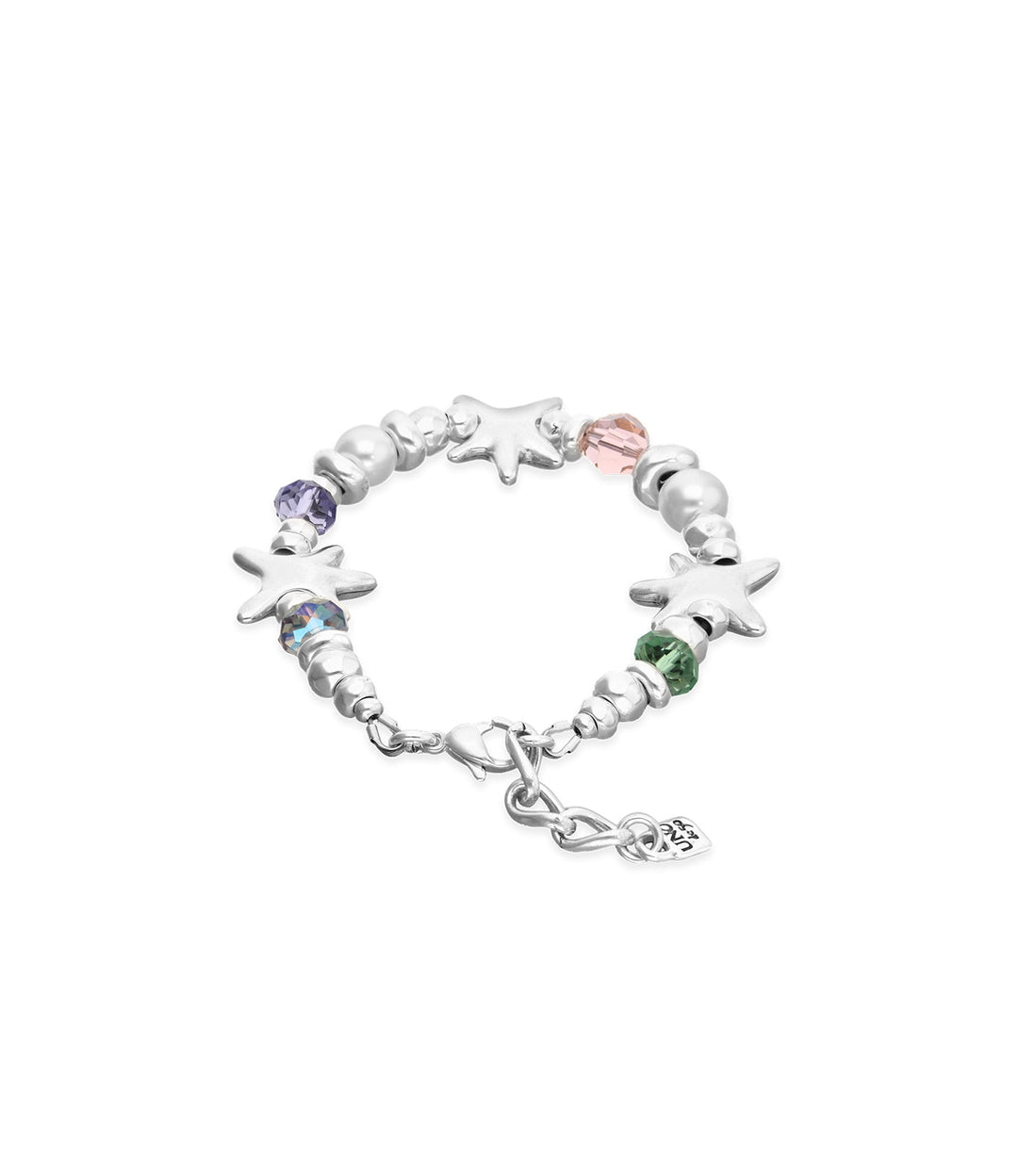 UNOde50 Silver Starfish Multicolored Crystal Bracelet - MococoUNOde50PUL2661MCLMTL0M8435795702556Bracelets