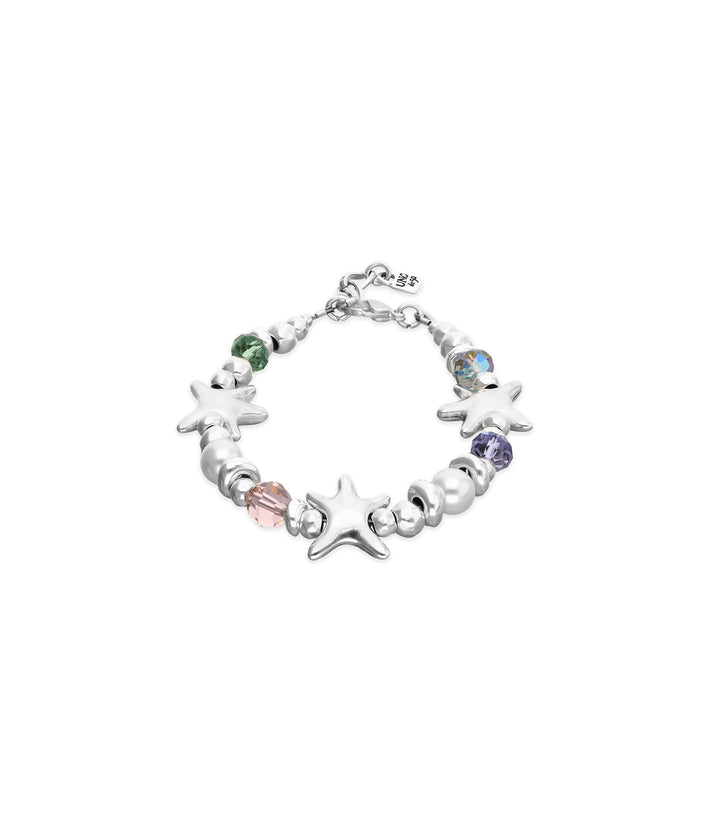 UNOde50 Silver Starfish Multicolored Crystal Bracelet - MococoUNOde50PUL2661MCLMTL0M8435795702556Bracelets