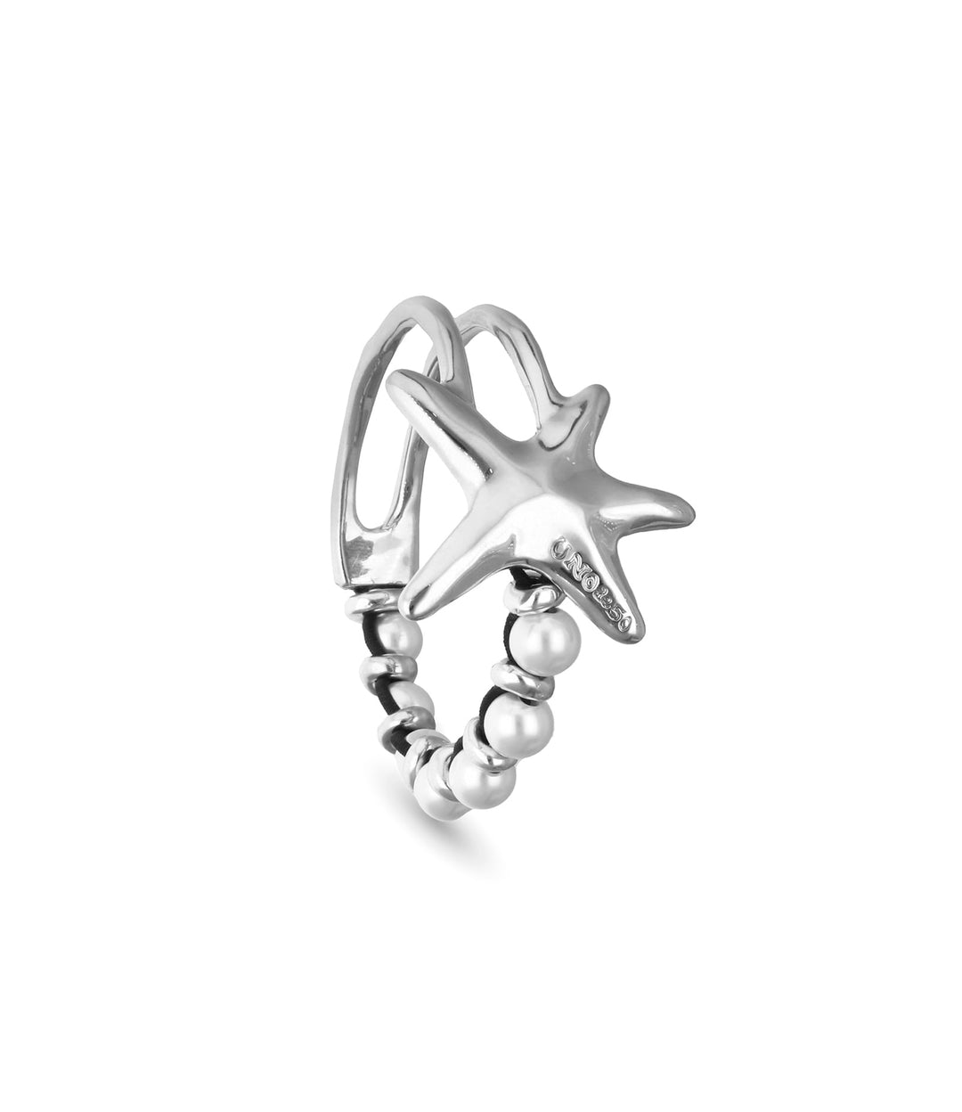 UNOde50 Silver Starfish With Pearl Bracelet - MococoUNOde50PUL2643BPLMTL0M8435795702174Bracelets